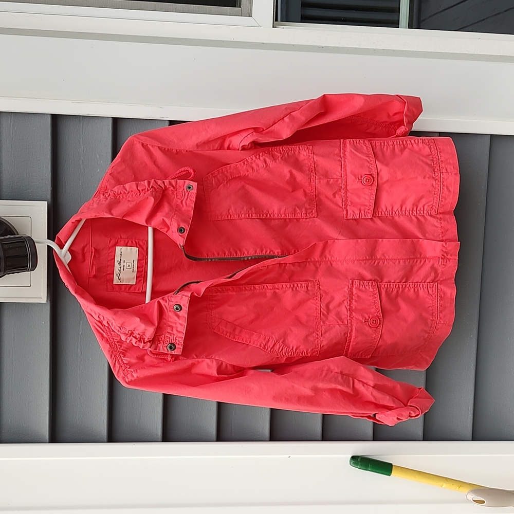 Eddie Bauer Seattle coastal blush pink nylon cotton jacket